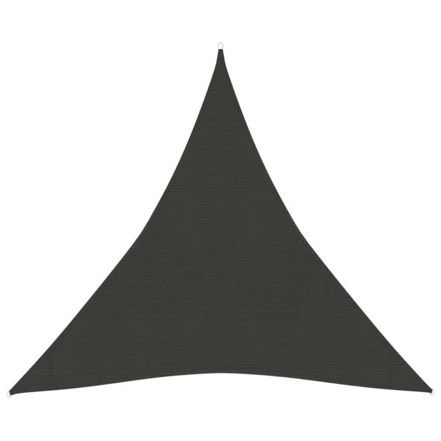 Berkfield Home Sunshade Sail 160 g/m ² Anthracite 4.5x4.5x4.5 m HDPE in Black - image 1