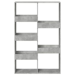 Berkfield Home Room Divider Concrete Grey 100x33x155.5 cm Engineered Wood - thumbnail 4