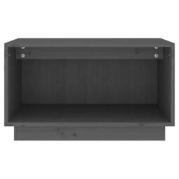 Berkfield Home TV Cabinet Grey 60x35x35 cm Solid Wood Pine - Size: 60 x 35 x 35 cm