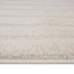 Kukoon Cream Beige Retro Style Tufted Pile Living Room Rug in Light Beige - Size: 80 cm x 150 cm - thumbnail 5