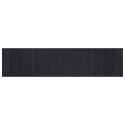 Berkfield Home Rug Rectangular Black70x300 cm Bamboo in Black - Size: Medium