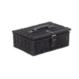 Red Hamper Wicker 30cm Black Hamper - thumbnail 2
