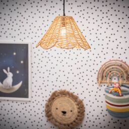ValueLights Vine Natural Ceiling Pendant Shade - thumbnail 4