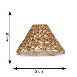 ValueLights Vine Natural Ceiling Pendant Shade - thumbnail 6