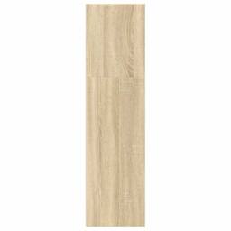 Berkfield Home Bookcase Sonoma Oak 60x30x114 cm Engineered Wood in Brown - Size: 60 x 30 x 114 cm - thumbnail 5