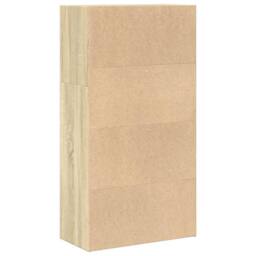 Berkfield Home Bookcase Sonoma Oak 60x30x114 cm Engineered Wood in Brown - Size: 60 x 30 x 114 cm - thumbnail 6