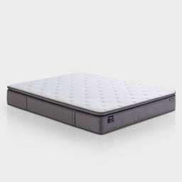 Stratus Interiors Serenity Pillowtop Mattress with Pocket Springs & Wool Layer in White - Size: King - thumbnail 2