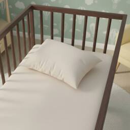 Snug City Flannelette Cot Bed Pillowcase Cover Soft Brushed Warmth & Comfort in Cream - thumbnail 1