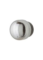 ValueLights Calpe Pair of Small Ribbed Glass Flush Ceiling Wall Lights in Black - thumbnail 7