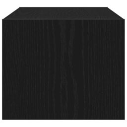 Berkfield Home TV Cabinet Black Oak 60x31x25.5 cm Engineered Wood - thumbnail 7