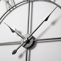 Home Garden Direct EOS - Skeleton Wall Clock with Roman Numerals - 100x100 in Gold - thumbnail 4