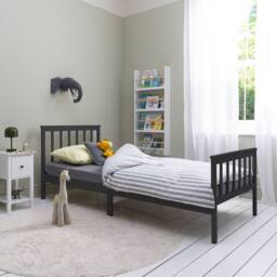 Nöa and Nani Otis Single Bed 3ft Frame in Anthracite in Grey