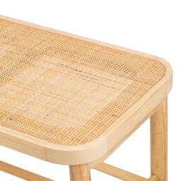 Nordlys Scandinavian Wooden Entryway Bench with Storage in Brown - thumbnail 6