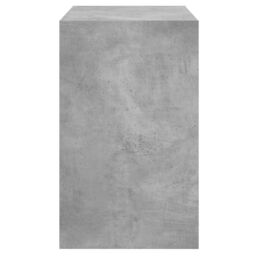 Berkfield Home Shoe Cabinet Concrete Grey 80x42x69 cm Engineered Wood - Size: 80 x 42 x 69 cm - thumbnail 6