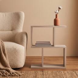 CALICOSY Side Table, 45 Cm Wide - ZET in Cream