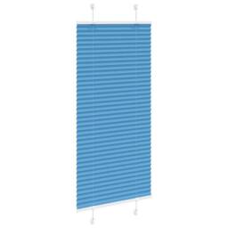 Berkfield Home Pleated Blind Blue 60x150 cm Fabric Width 59.4 cm Polyester - thumbnail 1