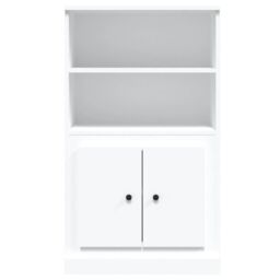 Berkfield Home Highboard White 60x35.5x103.5 cm Engineered Wood - thumbnail 6