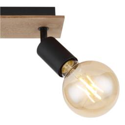 Netlighting Martha Twin Ceiling Spotlight Black 2x E27 - thumbnail 5