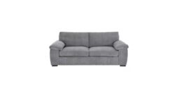 LUXURY LIFE Amalfi Collingdale Jumbo Cord Fabric Sofa Set in Grey - thumbnail 2