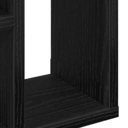 Berkfield Home Wall Shelf Black Oak 45x16x45 cm Engineered Wood - Size: 45 x 16 x 45 cm - thumbnail 9