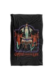 Steven Rhodes Coffee Gives Me Life Silky Super Soft Throw Blanket - Size: Small - thumbnail 1