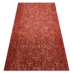 RugsX Wool Jade Rug in Red - Size: 140 cm x 200 cm