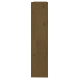 Berkfield Home Book Cabinet/Room Divider Honey Brown 80x30x135.5 cm Wood Pine - thumbnail 6