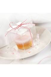 KDMD Clear Cupcake Box 10 Pack Pink