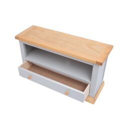 Cabinet Bits Bomporto Light Grey 1 Drawer TV Cabinet Wood Knob - thumbnail 4