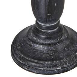 Lemon Pavilion Furniture and Decor Ravenna Column Table Lamp with Linen Shade - L11 x W11 x H40 cm - Grey - thumbnail 4