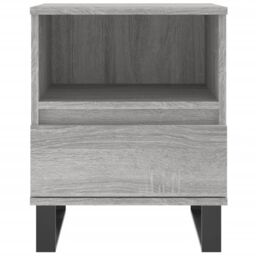 Berkfield Home Bedside Cabinets 2 pcs Grey Sonoma 40x35x50 cm Engineered Wood - Size: 40 x 35 x 50 cm - thumbnail 6
