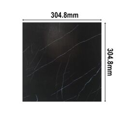 Gr8 Home 3.34m² Floor Tiles Self Adhesive Marble Effect PVC Flooring in White - thumbnail 4