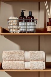 CHRISTY 'Renaissance' Luxury 675GSM Egyptian Cotton 8 Piece Towel Bale in Light Brown - thumbnail 4