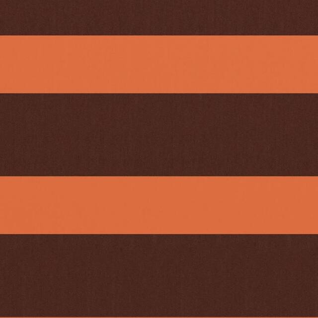 Berkfield Home Balcony Screen Orange & Brown 120x600 cm Oxford Fabric - image 1