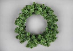 Shatchi 55cm Alaskan Pine Green Christmas Wreath - thumbnail 5
