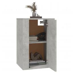 Berkfield Home Wall Mounted TV Cabinets 2 pcs Concrete Grey 40x34.5x60 cm - thumbnail 3