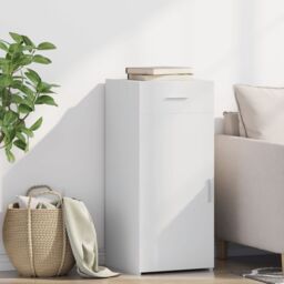 Berkfield Home Sideboard White 40x42.5x93 cm Engineered Wood - thumbnail 1