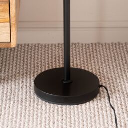 ValueLights Velika 3 Arm Opaque Globe Floor Lamp Light with LED Bulbs in Black - thumbnail 4