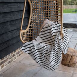 Benjamin Tate Design Sailboats Blanket in Natural - Size: 120 cm x 150 cm - thumbnail 4