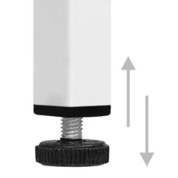Berkfield Home Nightstands 2 pcs White 35x35x51 cm Steel - Size: 35 x 35 x 51 cm - thumbnail 7