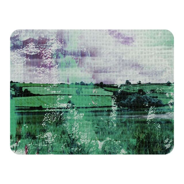 Benjamin Tate Design Classic Green Countryside Blanket in Natural - Size: 120 cm x 150 cm - image 1
