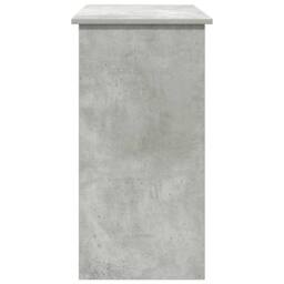 Berkfield Home Decorative Desk Concrete Grey 80x40x75 cm Engineered Wood - Size: 80 x 40 x 75 cm - thumbnail 5