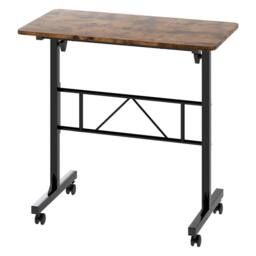 Levede Height Adjustable Standing Desk Office Workstation for PC Laptop in Brown - thumbnail 3