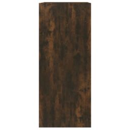 Berkfield Home Book Cabinet/Room Divider Smoked Oak 40x30x72 cm in Brown - Size: 40 x 30 x 72 cm - thumbnail 4