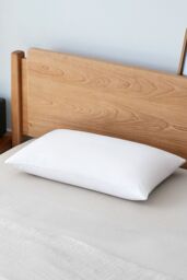 Living and Home Skin-Friendly High Elasticity Solid Color Pillow in White - thumbnail 2