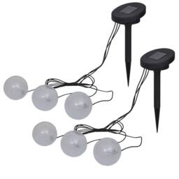 Berkfield Home Traditional Floating Lamps 6 pcs LED for Pond & Pool - thumbnail 2