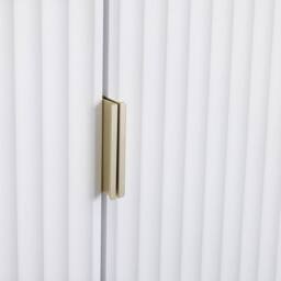 Seconique Miami 2 Door Wardrobe - White/Gold in White - thumbnail 7