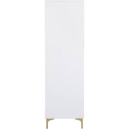 Seconique Miami 2 Door Wardrobe - White/Gold in White - thumbnail 5