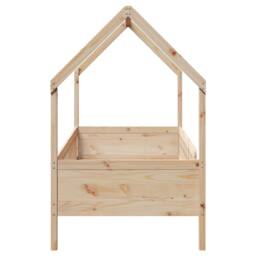 Berkfield Home Kids' House Bed Frame without Mattress 90x190 cm Single Pine in Brown - thumbnail 5