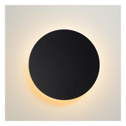 Lucide 'EKLYPS' Non Dimmable Stylish Modern Indoor Decorative LED Wall Light in Black - thumbnail 3